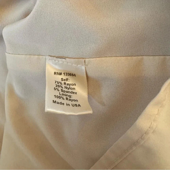 Paper crown Red Maternity Baby Shower dress short sleeve bodycon crew neck L RTR - Picture 11 of 13